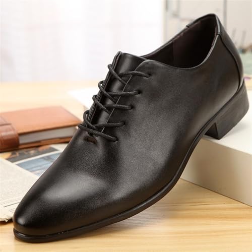 Oxford shoes for men Men's Patent Leather Dress Shoes Extra Large Soft Split Leather Business Footwear2