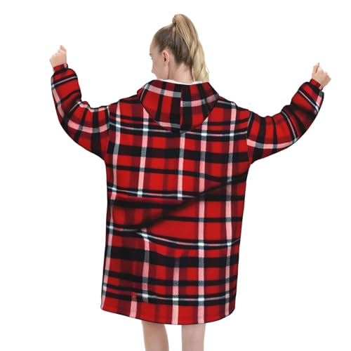 Couverture à capuche surdimensionnée contre le froid à la maison