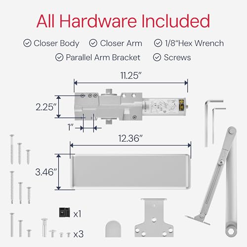 Lawrence FBA-LH8016 Extra Heavy Duty Door Closer Commercial Grade 1 thumb #5
