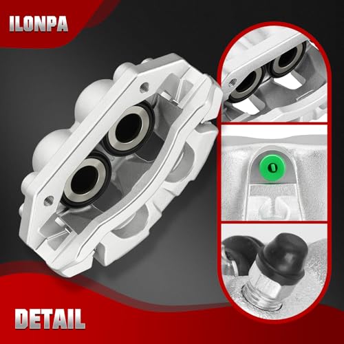 Image of Disc Brake Caliper Assembly with Bracket fit for 2009-2010 Dodge Ram 1500, 2011-2018 Ram 1500, Front Right /Left and Rear Right /Left Caliper set with 4PC, 18-B4836 18-B4837 18-B5054 18-B5055
