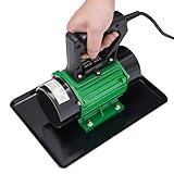 DYNAMI 110V Concrete Vibrator Electric Plate Trowel,370W 3500RPM 220Lbs Vibration Force Handheld Cement Concrete Vibrating Troweling Machine (Green)