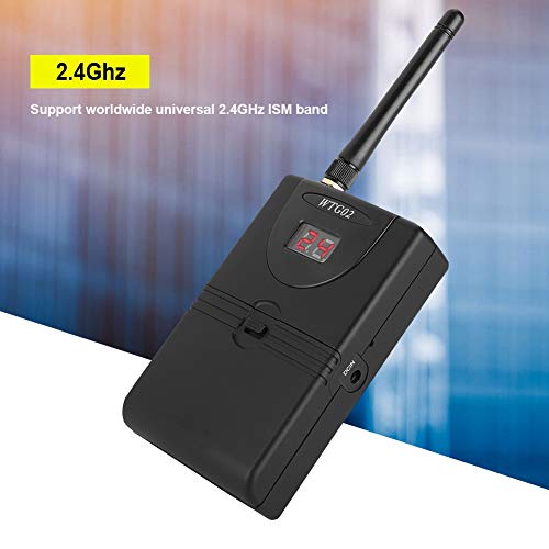 Haowecib Monitor auditivo, sistema de áudio de 2,4 GHz no ouvido para estúdio para implantação de eq