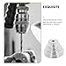 MUCKLILY Pulley Wheel for Drill Press 2.95 Inch High Seat Aluminum Pulley Block with Pagoda Design for Enhanced Stability and Precision Industrial & Home Workshop Accessories