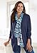 Woman Within Women's Plus Size Button-Front Shaker Cardigan - 5X, Black