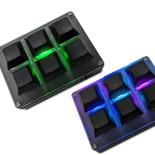 Teclado inalámbrico personalizable Bluetooth y 2.4G con 6 teclas 2