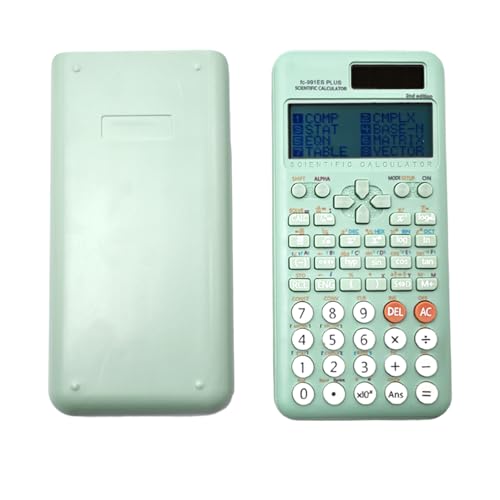 Dakexiong - Calculatrice Scientifique Compatible avec FC-991ES Plus-2ème Édition avec 417 Fonctions pour Fournitures de Rentrée Scolaire,Étudiants,Enseignants,Affaires,Bureau,Maison,Vert
