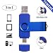 Produktbild USB C Stick,TEWENE USB Stick Type-C 32 GB USB Stick 3 in 1 OTG/USB 2.0 Flash Drive Speicherstick für Android Handy MacBook und PC Handy Speicherstick Android(32GB, Blau)
