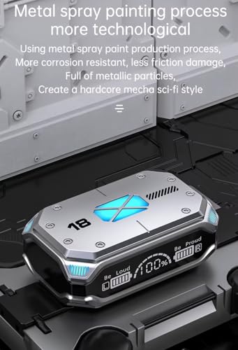 Image of M41 TWS Earbud, Bluetooth Earphone with Display, Low Latency Gaming, 40 Hrs Playtime with Fast Charging, Bluetooth 5.3 + ENC, 13mm HD BASS Drivers, IPX7 Sweat-Proof, Built-in Mic