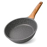 Frigideira grande com revestimento cerâmico alumínio cabo estilo m