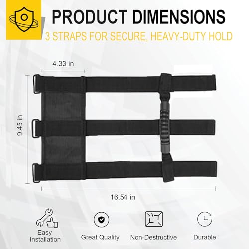Image of moveland 2 Pack Grab Handle Set Fit for Jeep Wrangler TJ YJ JK 1955-2023