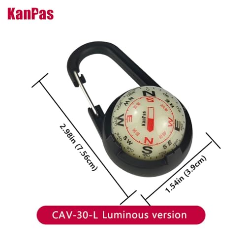 KanPas CAV-30-L Brújula Luminiscente con Diales Dobles para Camping y Senderismo miniatura 4