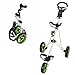 Caddymatic Golf Pro Lite 3 Wheel Golf Cart White/Green