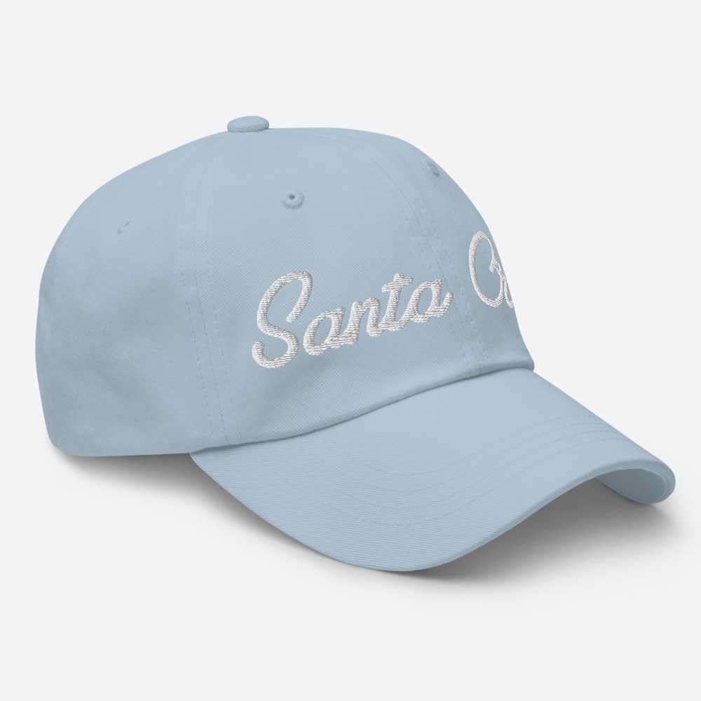 Santa Cruz Baseball Cap Santa Cruz Dad Hat Bold Baseball Script Connecticut CT Hat Embroidered Souvenir Gift
