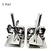 2PCS of Screen Printing Clamps Screen Frame Butterfly Hinge Clamp for Silk Screen Printing Frame Machine,for Fixing Screen Printing Mesh,Screen Printing Press DIY Tool Include 4 Screws