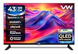 VW 109 cm (43 inches) Spectra Series Full HD Smart QLED Android TV VW43AQ3