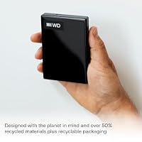 WD 4 TB My Passport Mobile Festplatte mit Backup-Software, Schwarz – Ansicht 6