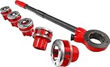 Hand Pipe Threader Die Tool Set