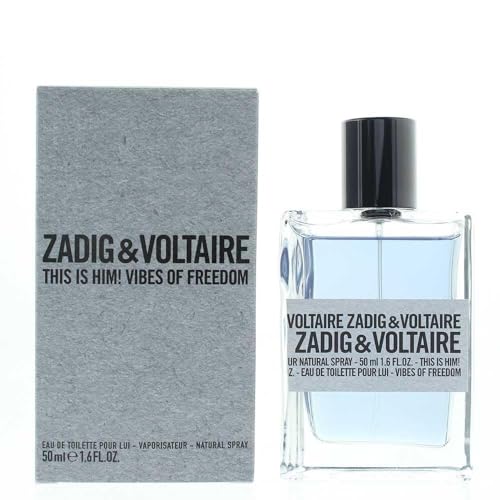 ZADIG & VOLTAIRE 1049-48457 Fragrance This Is Him! Vibes of Freedom EDT Spray 50 ml for adults ideal for long-lasting everyday fragrance wear 50 ml