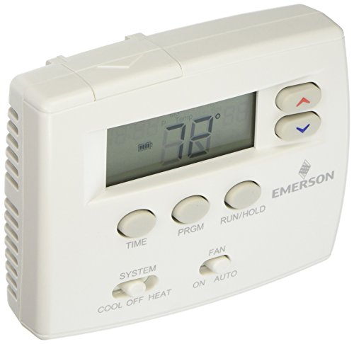 White-Rodgers Emerson 1F80-0224 Single Stage 24 Hour Programmable Thermostat,Blue by White-Rodgers - Used condition - US$21.89