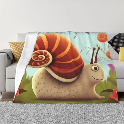 Couverture escargot plaid micro polaire chaud léger lit et canapé