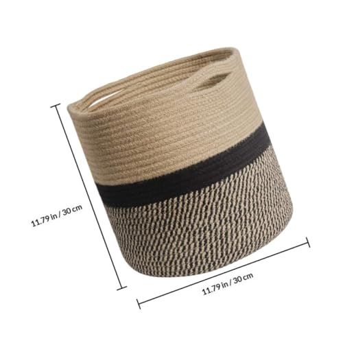 Grand panier rond en coton pour organiser la chambre d'enfant - 3