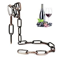 Portabottiglie Vino A Catena Appeso - Design Galleggiante Per Cantina E Bar - Foto 11