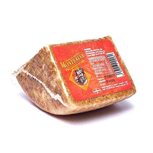 QUESO ARTESANO DE CABRA CURADO EN SALVADO DE TRIGO MONTEALVA, CUÑA 450G APROX Cover