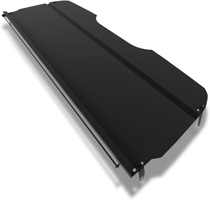 Aluminum Heavy-Duty Headliner Shelf for Mercedes Sprinter Van VS30 2019-2026, with Adjustable Curtain Rod & Premium Carpet Liner, Additional Storage Space,Black
