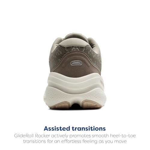 Brooks Men’s Ghost Max 2 Neutral Running & Walking Shoe - London-Fog/Falcon/Coconut - 12 Medium