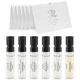 Creed Vial Variety Bundle: Men's Fragrances Sample Set - Aventus, Green Irish Tweed, Royal Oud, Silver Mountain Water, Millesime Imperial, Viking - 6 Cologne Samples, 0.05 oz Each