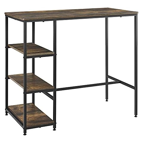 Mesa de Bar Växjö con 3 Estantes Cover