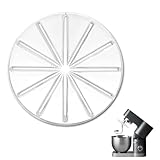 Spritzschutz für Standmixer, Transparenter Rührschüssel-Deckel 14x14cm, Mixer Spritzschutz – Universell Kompatibel, Anti-Spritzer für Teig & Kuvertüre, Spülmaschinenfest