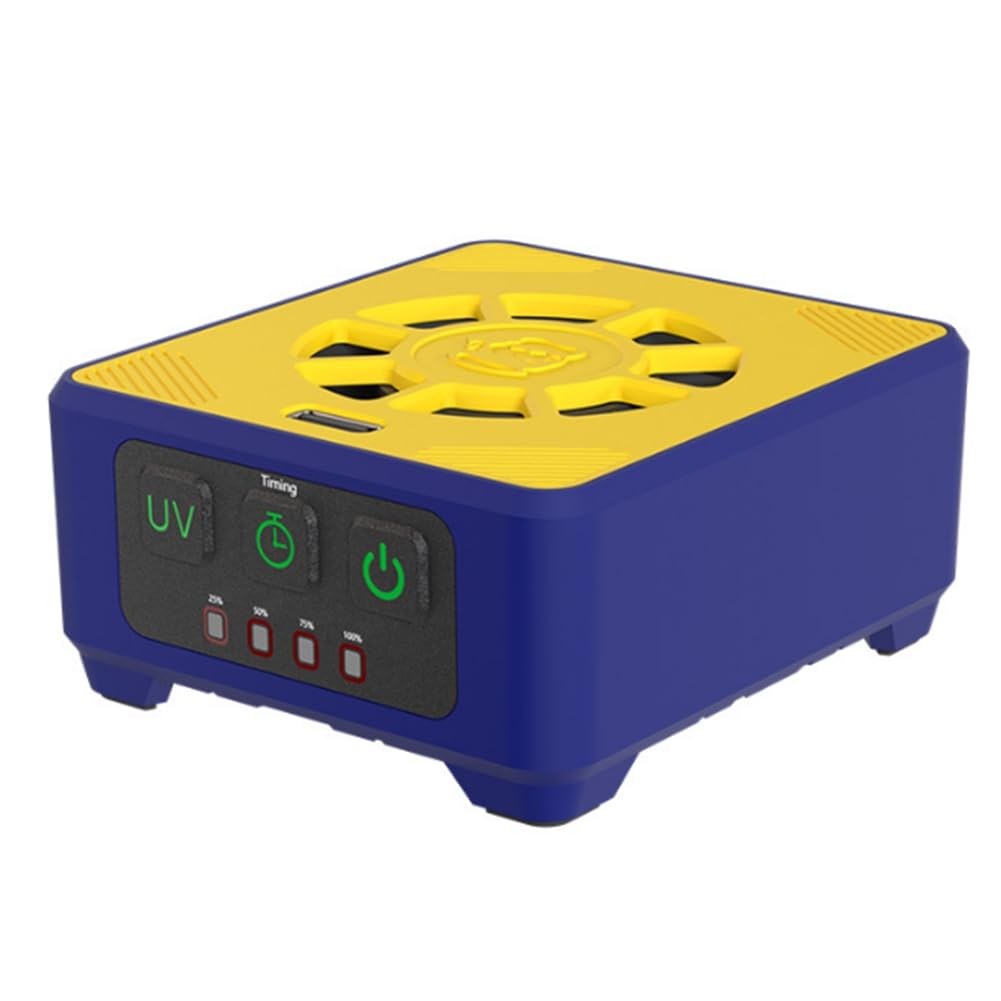 Extractor de Humo de Alta Eficiencia CUV-3 con Luz UV de Curado para Reparación de Soldadura de Teléfonos, Eliminación de Humo, Pasta, Aceite y Secado.