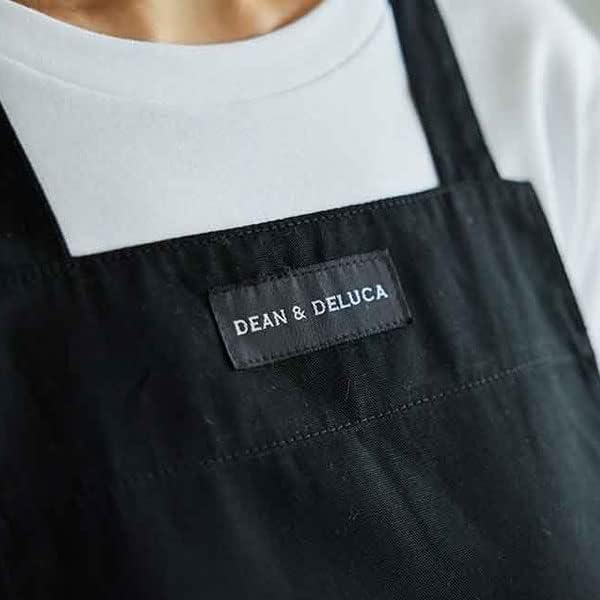 Идеальный подарок Dean & Deluka Фартук Dean & Deluca, Нагрудник, Для готовки, Кулинария, Кухня, Черный, Натуральный, Хлопок, Логотип, Аутентичный женский, Мужской, Бренд, Рождество, Хэллоуин, День Святого Валентина, фото 4