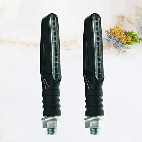 Wakauto 2 Peças LED Sinal De Mudança De Direção Luz De Neblina Sinal De Motocicleta Luz De Freio Gir