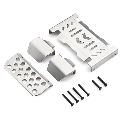 Compatible With YIKONG 4106 Series YK4106SE YK4106PRO 1/10 Scale Crawler RC �A�b�v�O���[�h���i�X�e�����X�|�V���[�V�X�L�b�h�v���[�g�ƌ݊��� �p�[�c RC�J�[