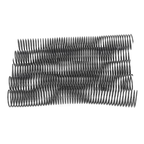 OVAQUIXI Spiralbindung Coils, 38 mm Durchmesser, 48 Schlaufen, 4:1 Teilung, 310 Blatt Kapazität, 18 Stück für A4 Papier