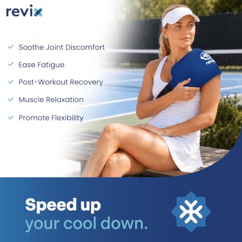 Image of REVIX Ice Pack for Injuries Reusable for Lower Back, 45-Min Cold Therapy