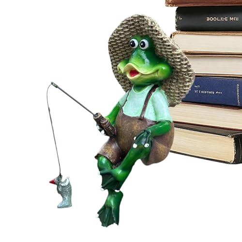 Statue grenouille pour extérieur en résine sculptée de précision - 2
