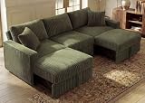 HONBAY 94.5 Inch Sectional Sofa, Modular L & U Shaped...