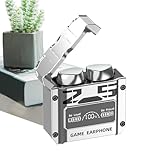 Genérico Kabellose Kopfhörer, Sci-Fi-Stil, tragbar, für Fitness-Enthusiasten, Studenten, Reisen, Studio, Meetings, Büro, zu Hause, Joggen