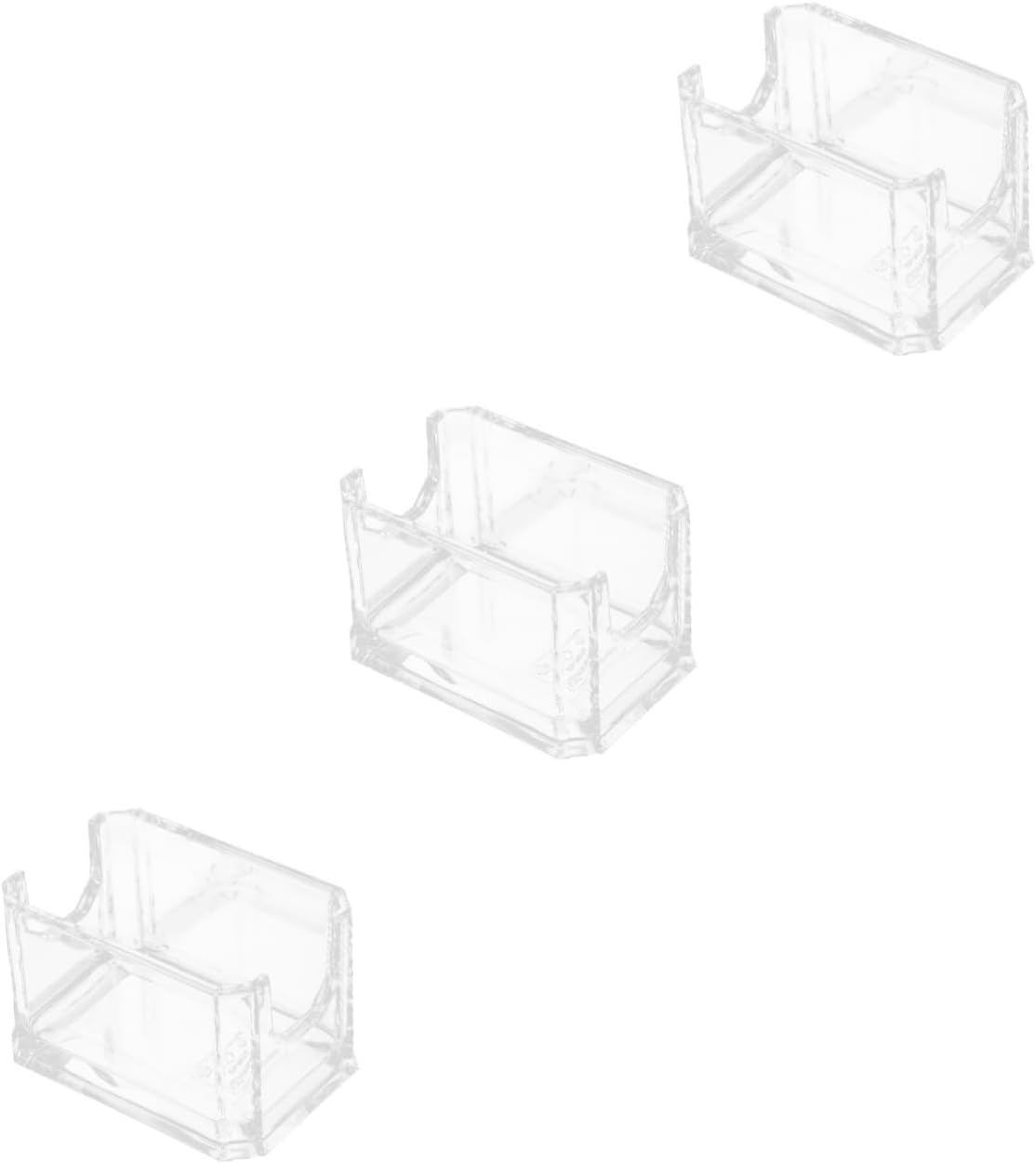 Alipis 3pcs Tea Bag Box Organizer Compact Desktop Storage for Sugar Packets and Tea Bags and Scratch-resistant for Use