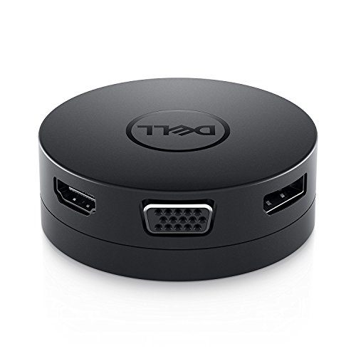 Novo adaptador Dell Mobile USB-C DA300 para HDMI/VGA/Ethernet/USB 4K compatível com Latitude 7390 73