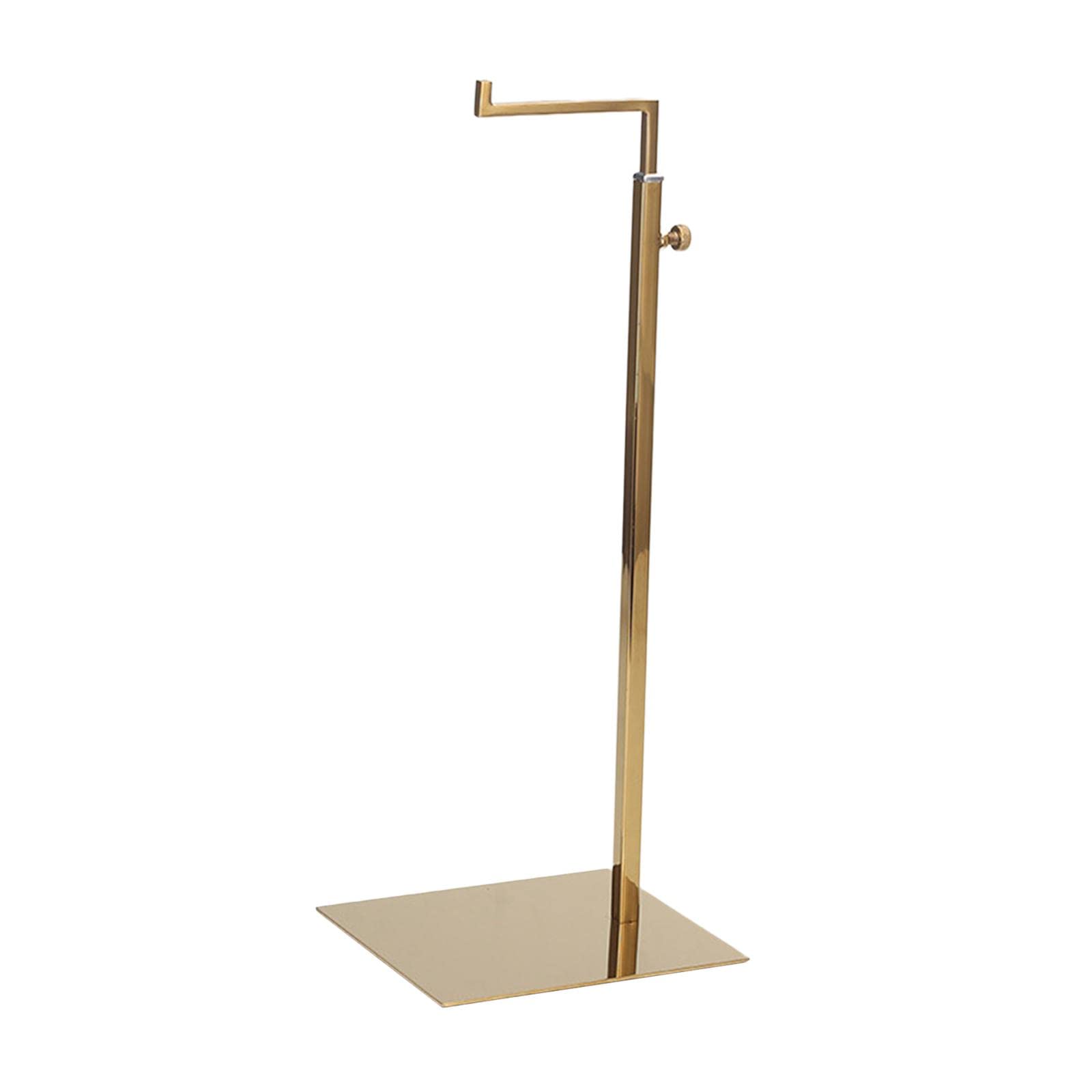 Handbag Display Rack Shoulder Bags Purse Stand Multi Purpose for Countertop Gold Mirror-image-45