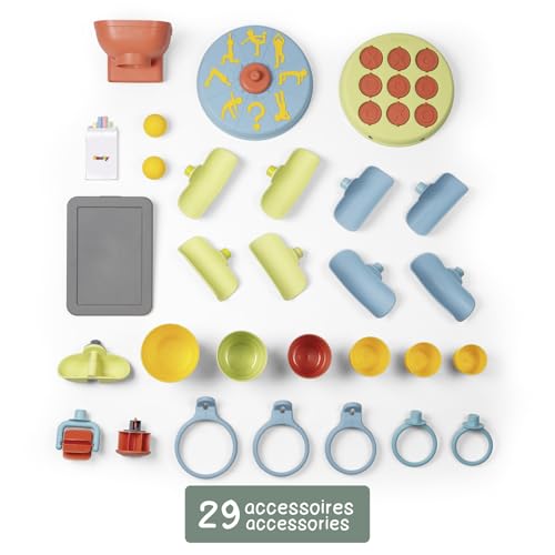 Smoby Life - Activity Wall - Mur d'activités - 6 activités et 29 Accessoires - Matière Recyclée - A Partir de 2 Ans - Fabrication Française