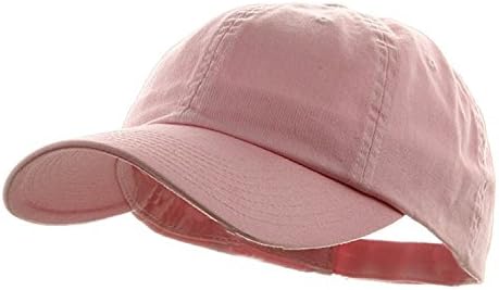 Wholesale Low Profile Dyed Soft Hand Feel Cotton Twill Caps Hats (Light Pink) - 21208