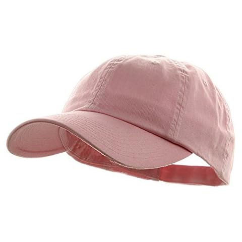 MG Light Pink Cotton Twill Baseball Cap Cover
