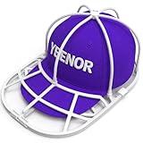 YEENOR Hat Washer Cage for Washing Machine – Baseball Cap Cleaner Rack for Washer & Dishwasher, Structured Cap Shaper & Protector for Hats – 1 Pack (Assembly Required)