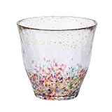 アデリア(ADERIA) 【 津軽びいどろ HANABI 金彩ロックグラス 330ml 日本製 化粧箱入 F71895 】 ハイボール ウイスキー ビール 日本酒 焼酎 おしゃれ ブランデー ビア ギフト 女性 母の日 父の日 夫婦 男性 引越し祝い 結婚 挨拶回り プチ 退職 プレゼント 誕生日 贈り物