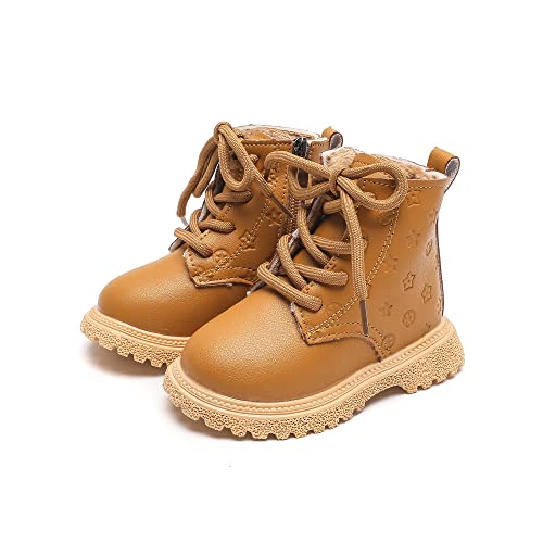 Komfyea Boys And Girls Lace Up Casual Outdoor Hiking Ankle Boots(Toddler/Little Kids)